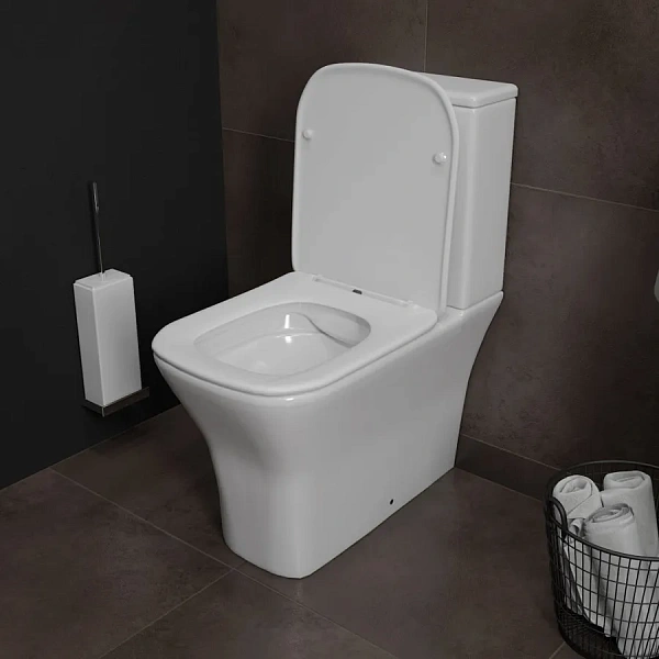 Унитаз-компакт Teymi Eva Pro W00138 напольный безободковый с микролифтом фото 3