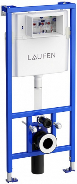 Унитаз Laufen Pro 8.6996.6.000.000.R безободковый с инсталляцией и кнопкой смыва фото 2