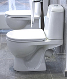 Унитаз-компакт Sanita Luxe WC.CC/Max/2-DM/WHT.G/S1 напольный с сиденьем микролифт фото 2