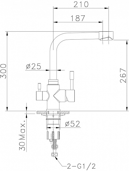 Смеситель Lemark Expert LM5061S для кухонной мойки фото 2