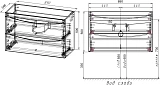 Тумба под раковину Style Line Бергамо 90 СС-00002364 фото 11