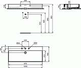 Раковина Ideal Standard Extra 100 см T390301 фото 4