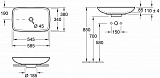 Раковина Villeroy&Boch Loop&Friends 59 см 51540001 фото 6