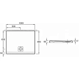 Ультратонкий душевой поддон Jacob Delafon Odeon Up 100x80 N109K-00 фото 2