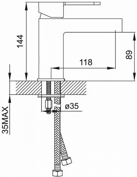 Смеситель Iddis Renior RENSB00i01 для раковины фото 2