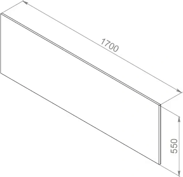 Фронтальная панель для ванны AM.PM 170х75 Inspire V2.0 W52A-170-075W-P фото 3