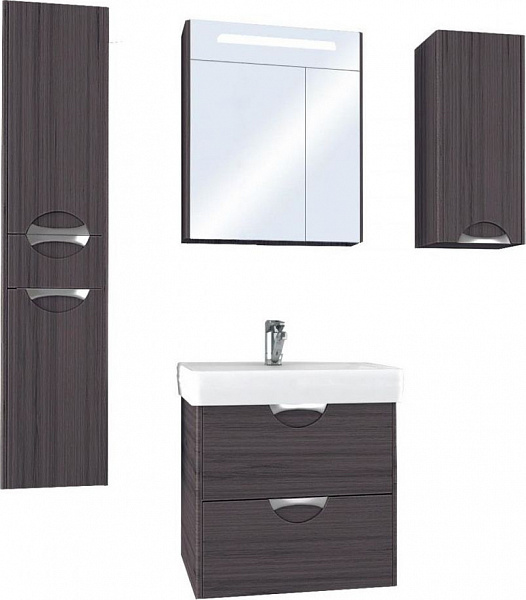 Зеркало-шкаф Акватон Сильва 60x78 см 1A216202SIW50 с подсветкой фото 3