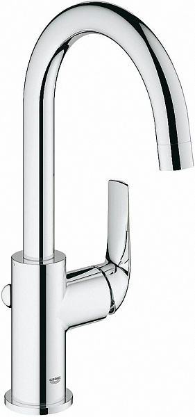 Смеситель Grohe BauCurve 23090000 для раковины с донным клапаном фото 1