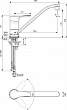 Смеситель Ideal Standard Alpha BC663AA для кухонной мойки фото 2