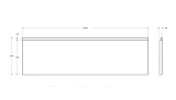 Фронтальная панель для акриловой ванны Cezares Plane 200 см PLANE-200-SCR-W37 фото 2