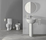 Унитаз-компакт Sanita Luxe Art WC.CC/Art/2-DM/WHT.G/S1 напольный с сиденьем микролифт фото 8