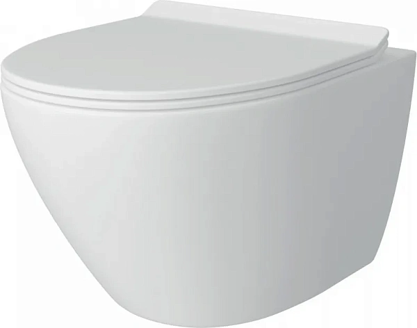 Унитаз Paomo Milana Pro PO-40106 подвесной безободковый с микролифтом фото 6