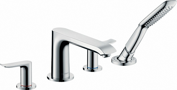 Смеситель Hansgrohe Metris 31442000 на борт ванны фото 1