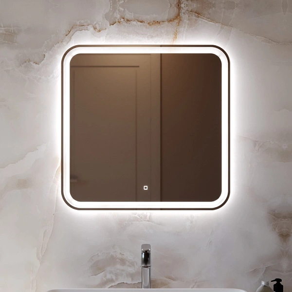 Зеркало Mixline Стив-Лайт 68,50x70 4630104806961 с подсветкой фото 2