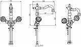 Смеситель Boheme Imperiale Presente 332 для раковины фото 2