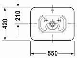 Раковина Duravit Bacino 0334520000 фото 8