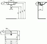 Раковина Ideal Standard Connect Air 64 см E028901 фото 4