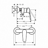 Смеситель Hansgrohe Logis 71177000 для раковины фото 6