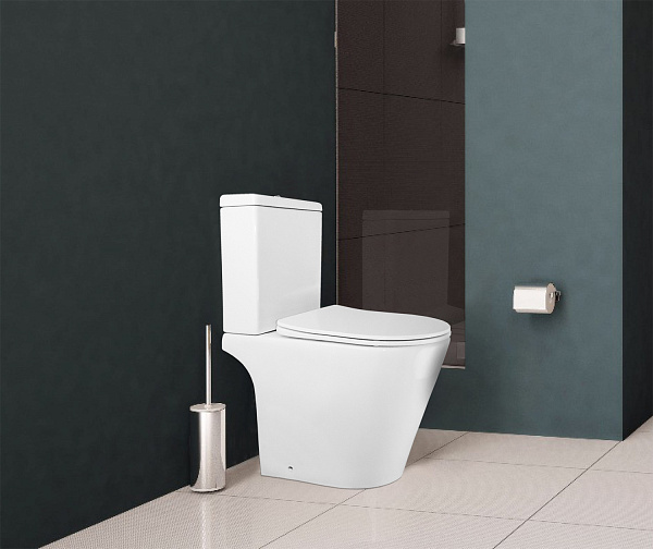 Унитаз-компакт Azario Flin AZ-1363C напольный безободковый с сиденьем микролифт фото 15
