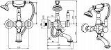 Смеситель Boheme Crystal 283-CRST для ванны с душем фото 2