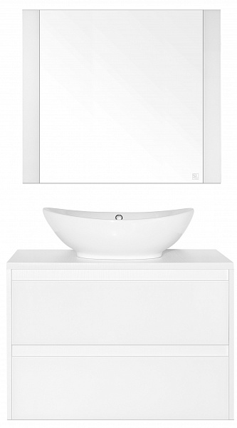 Мебель для ванной Style Line Монако 80 подвесная осина белая фото 1