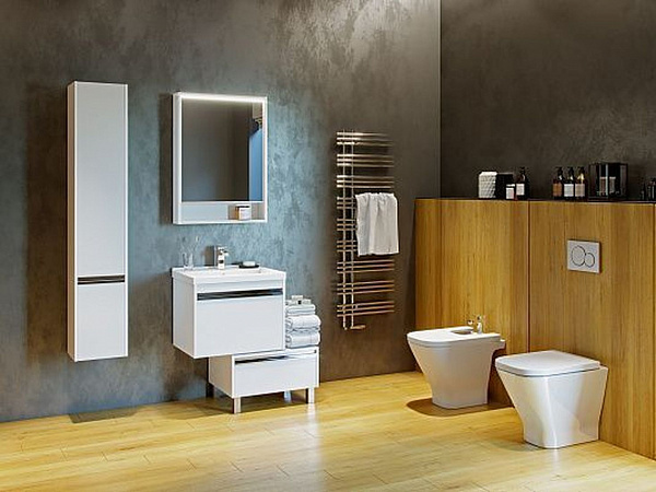 Мебель для ванной Акватон Капри 60 белая подвесная фото 2