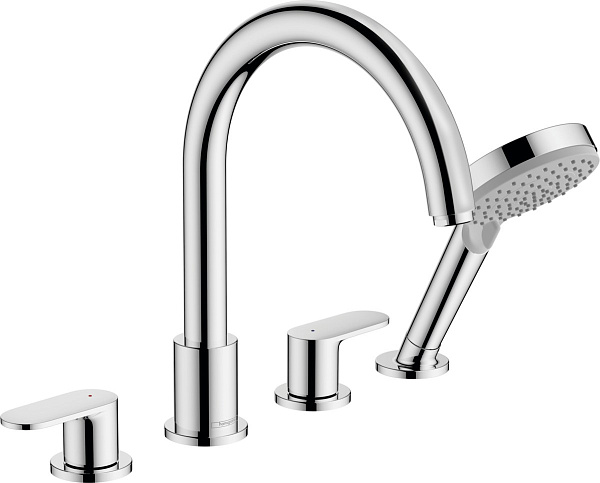 Смеситель Hansgrohe Vernis Blend 71456000 на борт ванны фото 1