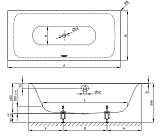 Ванна стальная Bette Lux 180x80 3441-000 AS фото 2