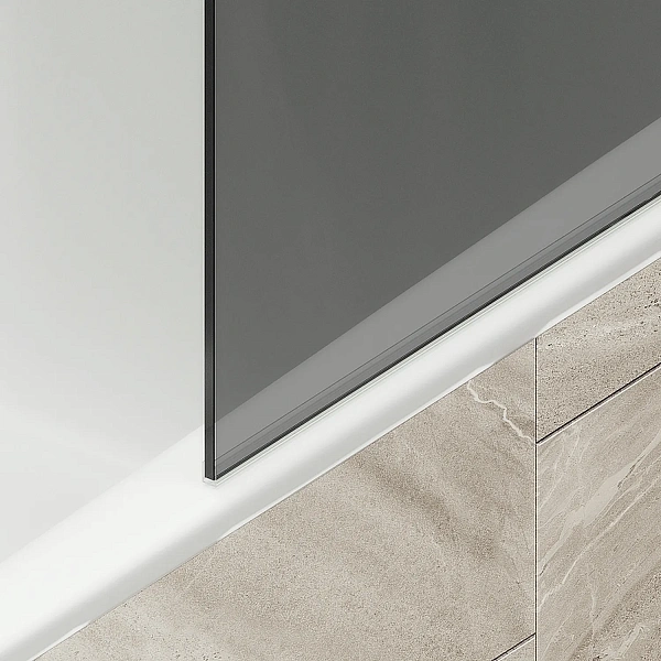 Шторка для ванны MaybahGlass 30x140 MGV-252-2ш профиль бронза стекло графит фото 6