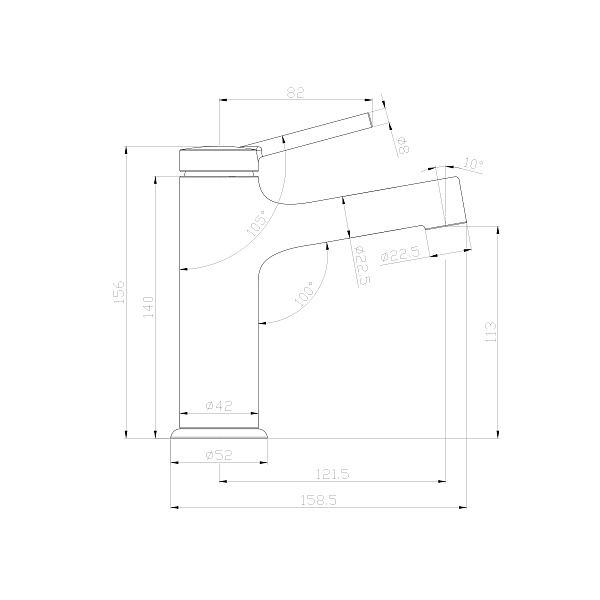 Смеситель Lemark Minima LM3806C для раковины фото 2