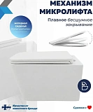 Унитаз Paomo Eva Vortex PO-40313 подвесной безободковый с микролифтом фото 5