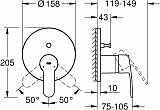Смеситель Grohe Eurostyle Cosmopolitan 24052002 для ванны с душем фото 2