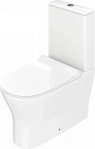 Унитаз-компакт Paomo Jessie PO-40801 напольный безободковый с микролифтом фото 2