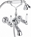 Смеситель Timo Ritz 0144Y Chrome для ванны с душем, керамические ручки фото 1