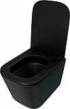 Унитаз Paomo Eva Pro Vortex Black PO-40311 подвесной безободковый с микролифтом фото 6