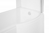 Акриловая ванна Besco Inspiro 150x70 WAI-150-NPR правая с душевой шторкой фото 4