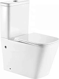 Унитаз-компакт Watersense Eva W00748 напольный безободковый с микролифтом фото 9