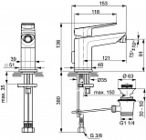 Смеситель Ideal Standard Tonic II A6336AA для биде с донным клапаном фото 4