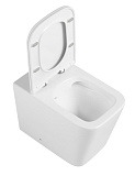 Унитаз приставной Iberica Blanca Toledo Alto IB.TLA.331.1B1 безоободковый с микролифтом фото 11