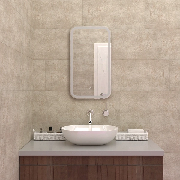 Зеркало Mixline Мальта 70x40 4660245996078 с подсветкой фото 6