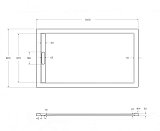 Душевой поддон Cezares 140x80 TRAY-AS-AH-140/80-30-W из искусственного мрамора фото 5