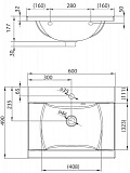 Раковина Ravak Classic 60 см XJD01160000 фото 4