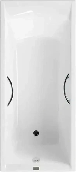 Чугунная ванна Vinsent Veron Devon VDV1908045H/E60327CH с хромированнами ручками фото 1