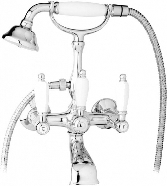 Смеситель Caprigo Adria Classic 03-010-crm для ванны с душем фото 1