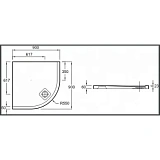 Ультратонкий душевой поддон Jacob Delafon Odeon Up 90x90 N124K-00 фото 2