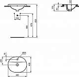 Раковина Ideal Standard Connect 48 см E5038MA фото 2