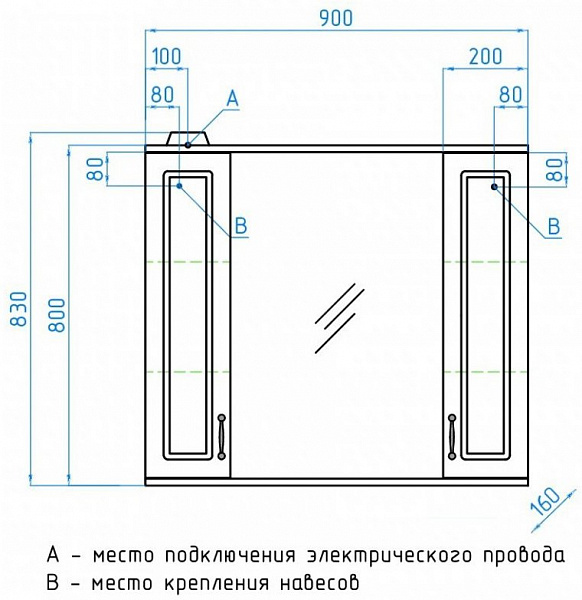 Мебель для ванной Style Line Олеандр-2 90 напольная рельеф пастель фото 12