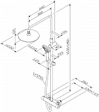 Душевая стойка Am.Pm Gem F0790410 фото 8