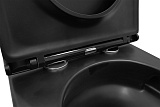 Унитаз Azario Grado AZ-0046-UQ1-MB подвесной безободковый с сиденьем микролифт фото 8
