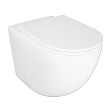 Унитаз Azario Grado AZ-2141D-UQ1 приставной безободковый с сиденьем микролифт фото 2